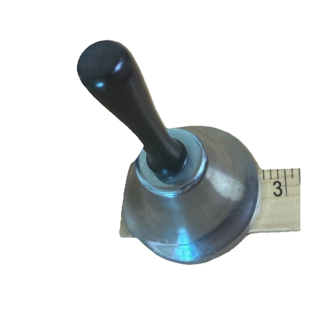 Vintage‎ Bell Wooden Handle School House Collectible 4